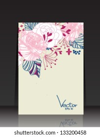 Vintage floral and Butterfly pattern vector