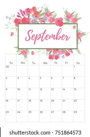 5,039 2018 flower calendar Images, Stock Photos & Vectors | Shutterstock