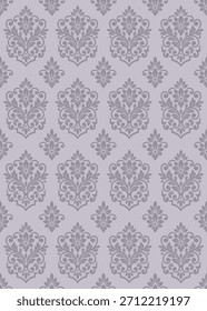 Patrón de damasco floral de Antiguas sin fisuras, Fondo de pantalla de Vector elegante del patrón del damasco, Vector clásico del patrón del damasco para el Fondo de pantalla, tela, marca, empaquetado, invitaciones, Boda, diseño de lujo.
