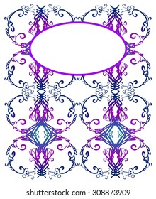 Vintage floral decorative background  hand drawn for invitation cards , vector illustration