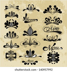 Vintage floral design