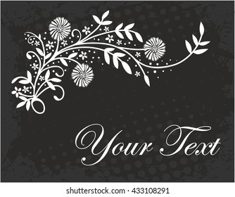 Vintage floral elements for design.