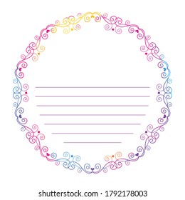 Vintage floral frame in victorian style for wedding invitation card template or wedding logos template design as a background.