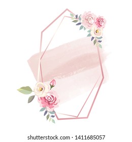 vintage floral frame for wedding decoration, personal project and many more