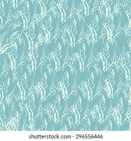 Vintage floral hand drawn seamless pattern. Vector