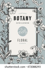 Vintage floral illustration