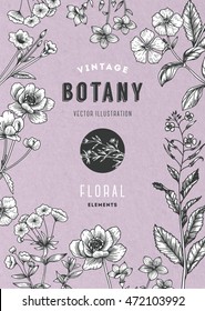 Vintage floral illustration