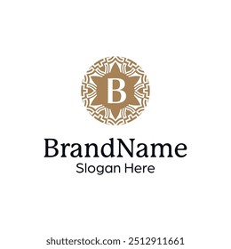 Vintage Floral Logo Design Template for Elegant and Traditional Businesses