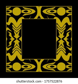  A vintage floral ornament. decorative vector frames and borders.