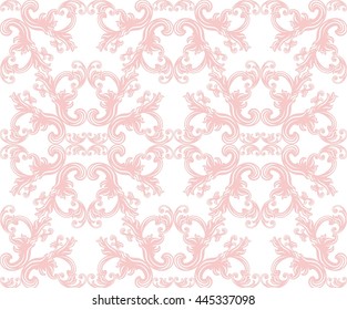Vintage floral ornament pattern. Vector abstract ornament pattern