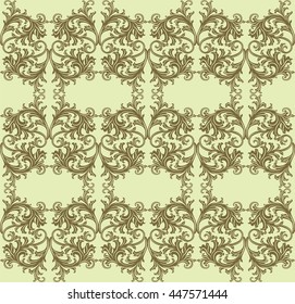 Vintage floral ornament pattern. Vector abstract decor for backgrounds, texture, textile, cards