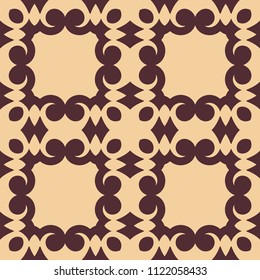 Vintage floral ornamental seamless pattern. Template for design