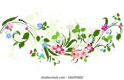 Vintage floral pattern