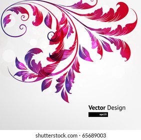 Vintage floral pattern