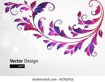 Vintage floral pattern