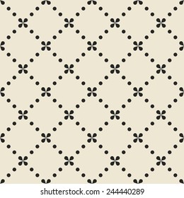 vintage floral pattern. can be tiled seamlessly.