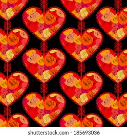 Vintage floral pattern. EPS. Vector illustration.