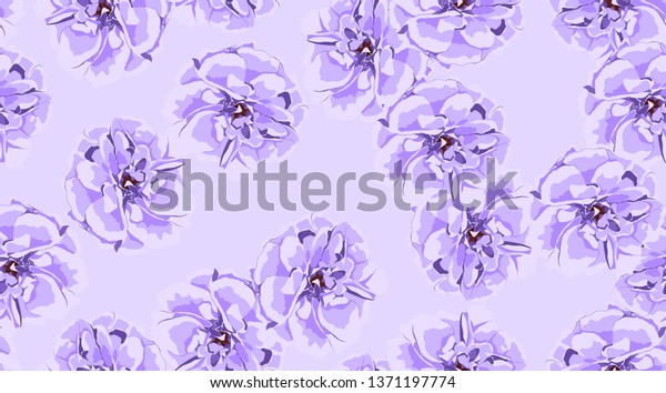 Vintage Floral Pattern Pastel Spring Background Stock Vector Royalty Free 1371197774