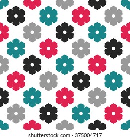 vintage floral pattern, seamless background