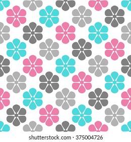 vintage floral pattern, seamless background
