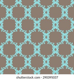 Vintage floral pattern. Seamless vector background.
