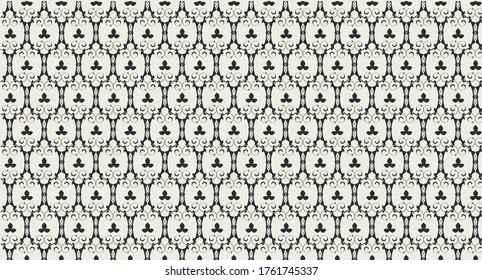 Vintage Floral Pattern Vector Art