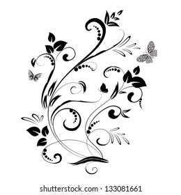 Vintage floral pattern for your design