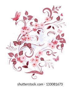 Vintage floral pattern for your design