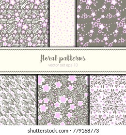 vintage floral patterns