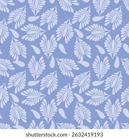 Vintage Floral patterns seamless background border embroidery ethnic batik retro. Flower motifs paisley batik. Blue indigo silhouette watercolour flowers ikat design hand drawn. Vector illustration