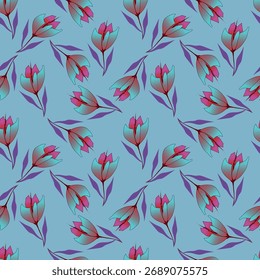 Antiguas Patrones florales bordados de fondo sin fisuras étnico batik retro. Motivos florales paisley batik. Silueta azul índigo acuarela flores ikat diseño dibujado a mano. Ilustración vectorial.