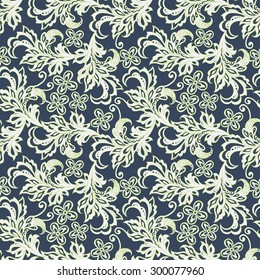 vintage floral seamles pattern