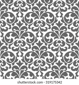 Vintage floral seamless background.