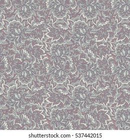 vintage floral seamless patten.