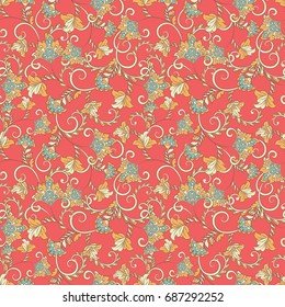 vintage floral seamless patten