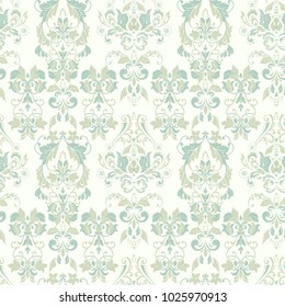 vintage floral seamless patten. Classic Baroque wallpaper. seamless vector background