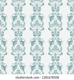 vintage floral seamless patten. Classic Baroque wallpaper. seamless vector background
