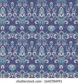 Vintage floral seamless patten. Classic Baroque wallpaper. seamless vector background