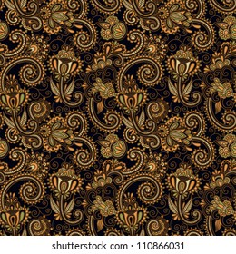 vintage floral seamless pattern