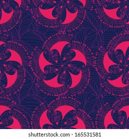 Vintage floral seamless pattern