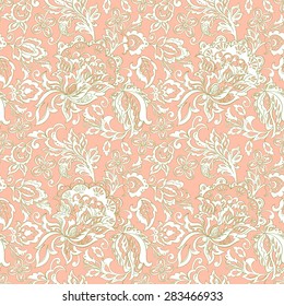 vintage floral seamless pattern