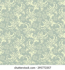 vintage floral seamless pattern