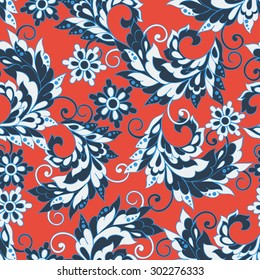 vintage floral seamless pattern