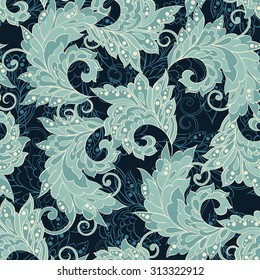 vintage floral seamless pattern