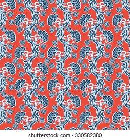 vintage floral seamless pattern