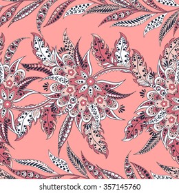 vintage floral seamless pattern