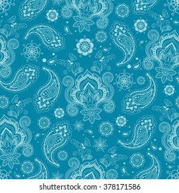 Vintage floral seamless pattern