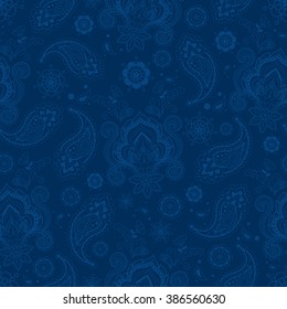 Vintage floral seamless pattern