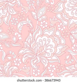 vintage floral seamless pattern