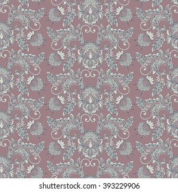 vintage floral seamless pattern